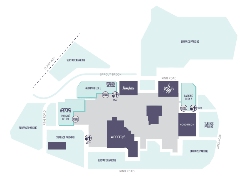 Garden State Plaza Map Map Of The World   ParkingMapUpdate.ashx